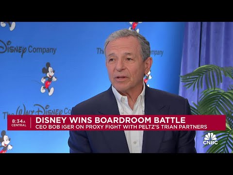 Disney CEO Bob Iger: Proxy fight increased our engagement with shareholders
