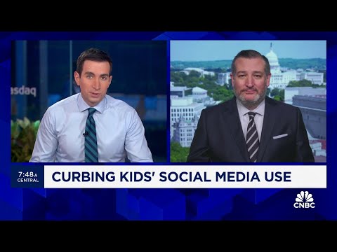Sen. Cruz on social media bill: No reason for kids under 13 to be dealing with negative messaging