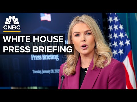 White House press secretary Karoline Leavitt holds a briefing with reporters — 7/31/2025