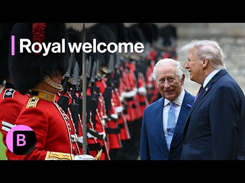 Trump Arrives at Windsor Castle, Meets Royals