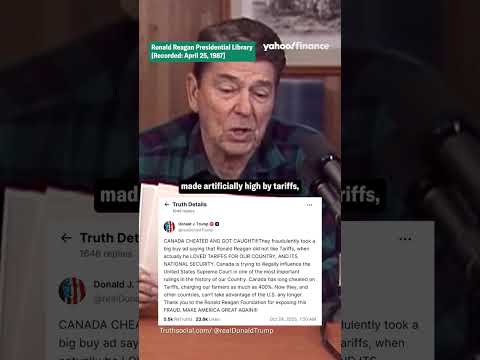 ❌ Trump terminates Canada trade talks following Regan tariff ad.