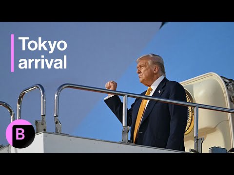 Trump Lands in Japan Before Meeting New PM Sanae Takaichi