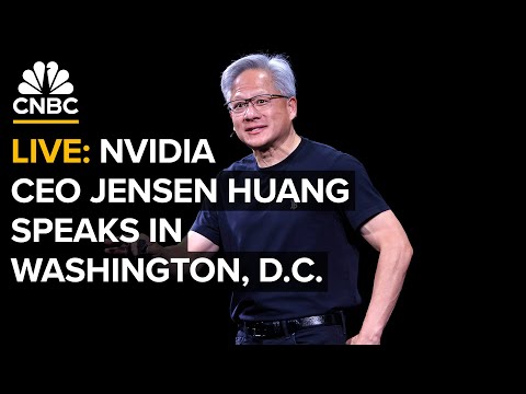 LIVE: Nvidia CEO Jensen Huang gives a keynote address at the GTC conference in Washington — 10/28/25