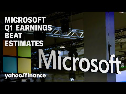 Microsoft Q1 earnings top Wall Street estimates