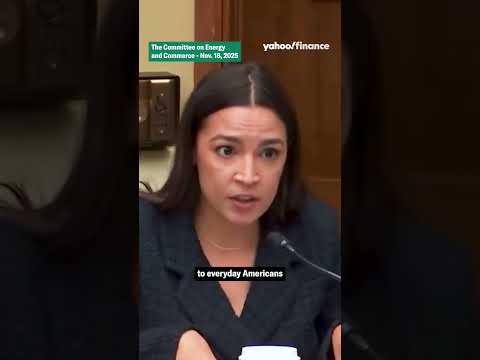 AOC: If the AI bubble pops, “we should not be entertaining a bailout.”