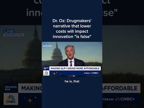 Dr. Oz: Drugmakers’ narrative that lower costs will impact innovation ‘is false’