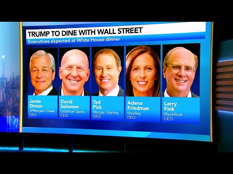 Trump Plans to Have Dinner Tonight With Dimon, Fink and More