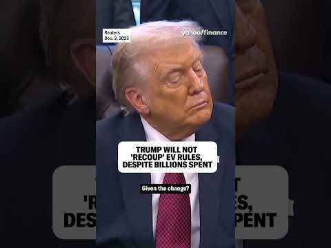 Trump’s not recouping EV rules for automakers, despite billions spent. 💰