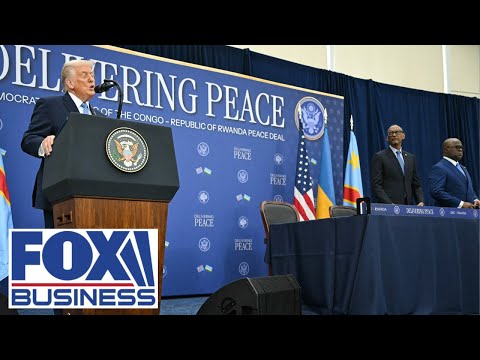 Trump participates in peace deal signing ceremony