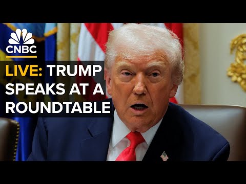 LIVE: President Trump participates in a roundtable in the Cabinet Room — 12/8/2025