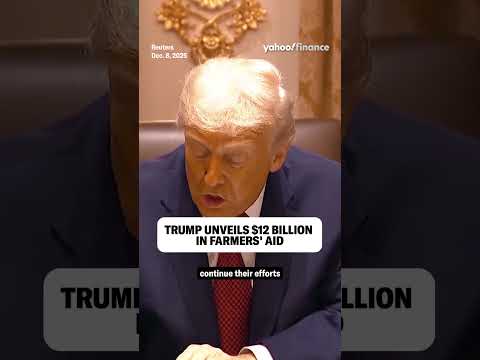 Trump unveils $12 billion in farmers’ aid. 💰 🚜 🌾