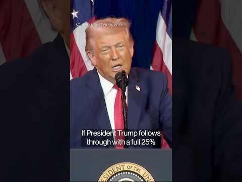 Trump #Greenland TariffThreat Risks NewUS-Europe Trade War #politics #shorts