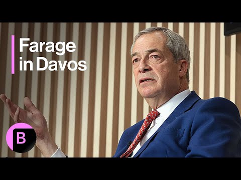 Davos: Nigel Farage Wants to Challenge UK’s Entire Economic Policy