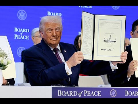 Trump Launches Board of Peace Despite Discord From Allies (full speech)