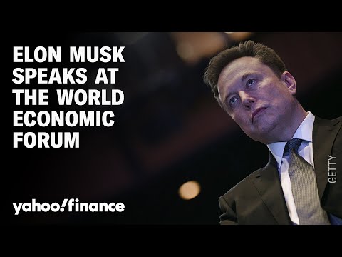 LIVE: Tesla CEO Elon Musk speaks at The World Economic Forum