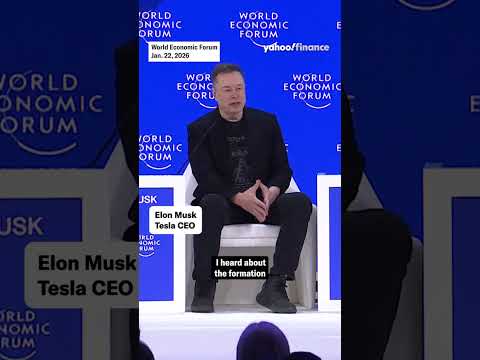 Musk makes first-ever appearance at the World Economic Forum 2026.