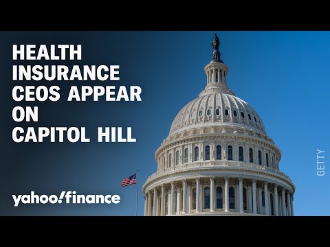Health Insurance CEOs appear before the House Ways and Means Committee
