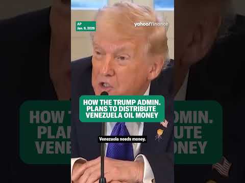 Trump: “The money left over is going to the United States of America.” 🛢️