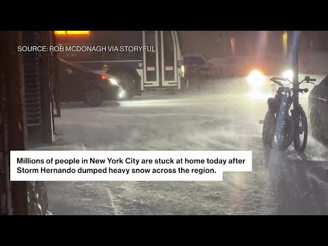 Snowstorm Cuts off NYC