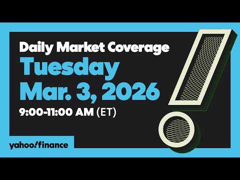 Daily Market Coverage Mar. 3, 2026 9AM-11AM (ET) | Yahoo Finance