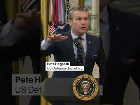 US Negotiating ‘With Bombs’ in Iran, Hegseth Says