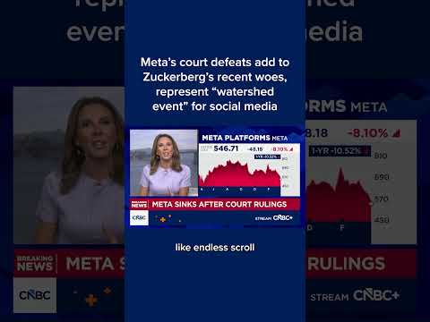 Meta's court defeats add to Zuckerberg's recent woes, represent ...