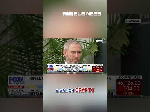 ‘LAWFARE’: Ripple CEO targets Biden admin over crypto policy warfare #shorts