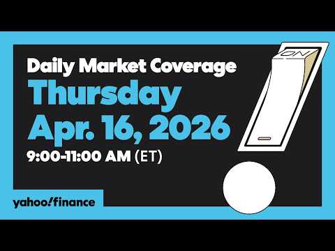 Daily Market Coverage Apr. 17, 2026 9AM-11AM (ET) | Yahoo Finance
