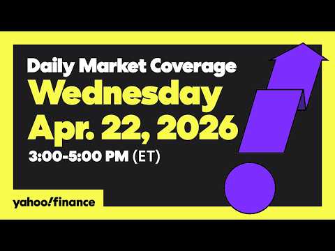 Daily Market Coverage Apr. 22, 2026 3PM-5PM (ET) | Yahoo Finance
