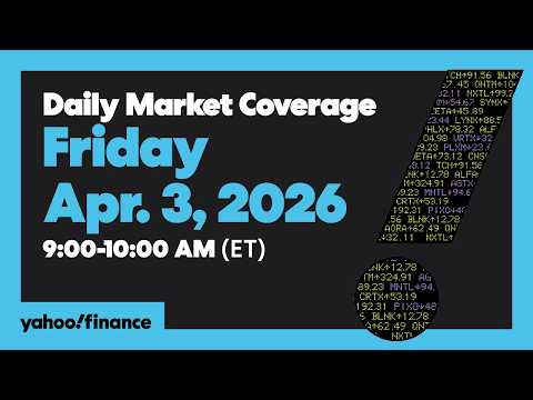 LIVE: Market Coverage Apr. 3, 2026