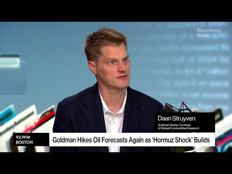 Goldman Hikes Oil Forecasts Again as Hormuz Shock Builds