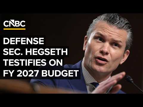 Defense Sec. Pete Hegseth and General Dan Caine testify on Trump’s budget request — 4/29/2026
