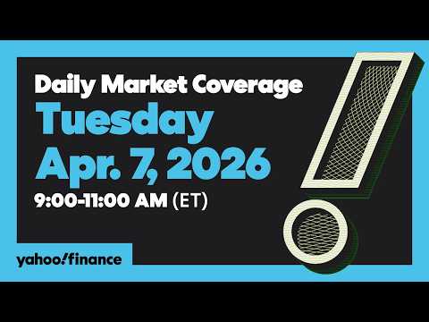 Stocks slide in countdown to Trump’s Iran deadline LIVE: Market Coverage Apr. 7, 2026