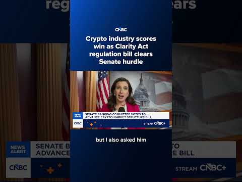 Crypto industry scores win as Clarity Act regulation bill clears Senate hurdle