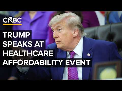 President Donald Trump participates in a healthcare affordability event — 5/18/2026
