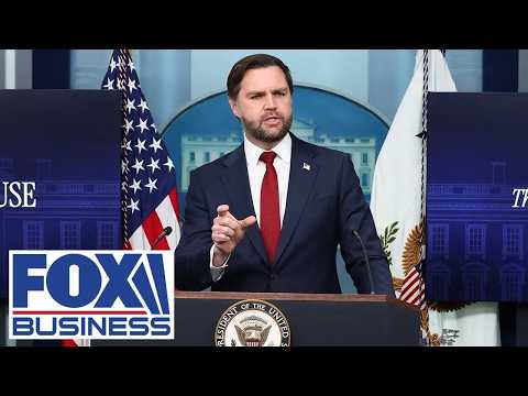 JD Vance briefs press after Trump put Iran attack on hold