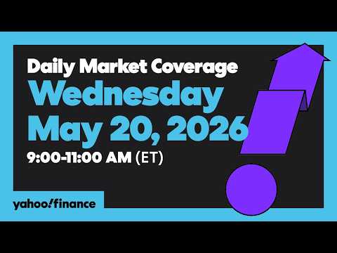Yahoo Finance Live: Daily Market Coverage – May 20, 2026 9AM-11AM (ET)