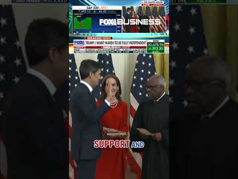 WATCH: Kevin Warsh sworn in as Fed chair #shorts