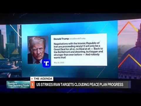 US Strikes Iran Targets as Trump Hails Progress on Talks