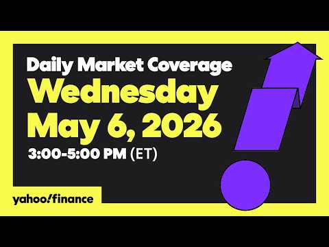 Daily Market Coverage May 6, 2026 3PM-5PM (ET) | Yahoo Finance