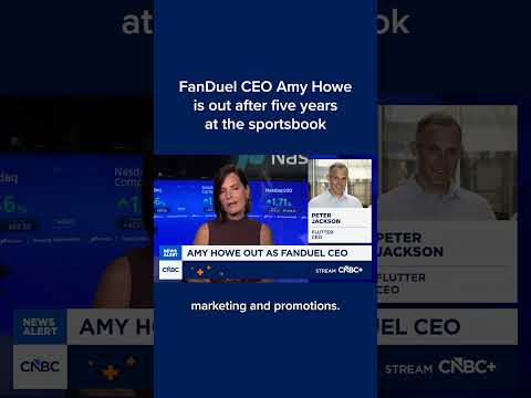 FanDuel CEO Amy Howe is out after five years at the sportsbook