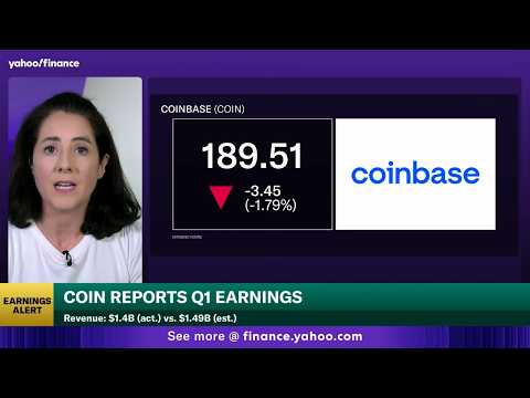 Coinbase Q1 revenue miss. Stock falls amid AI layoffs