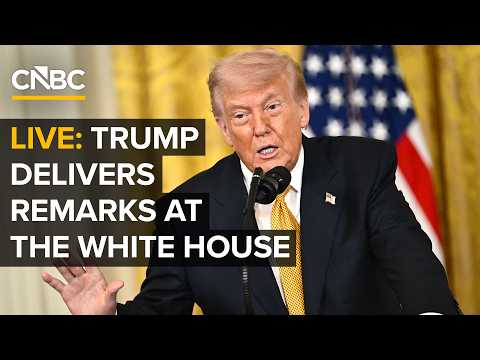 President Donald Trump delivers remarks at the White House — 5/8/2026