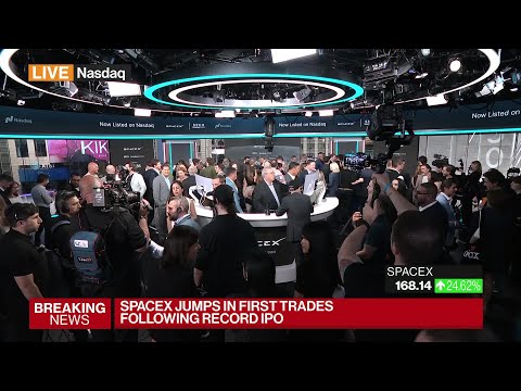 SpaceX (SPCX) Begins Trading on Nasdaq After Record IPO