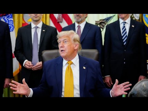 Trump Blames Vandalism for Reflecting Pool Problems