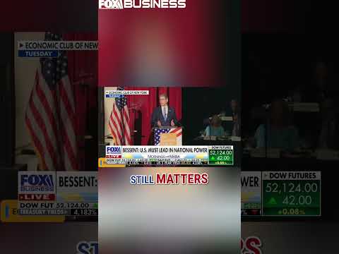 ‘AMERICA MUST LEAD’: Secretary Bessent’s warning on key industries #shorts