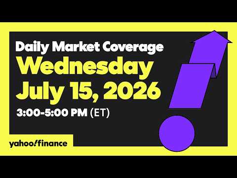 Yahoo Finance Live: Daily Market Coverage – July 15, 2026 3PM – 5PM (ET)