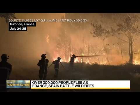 Europe Wildfires: More Than 300,000 Evacuated in Spain, France