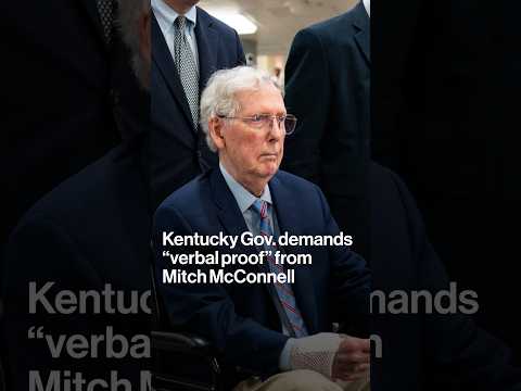 Kentucky Gov. demands “verbal proof” from Mitch McConnell #shorts