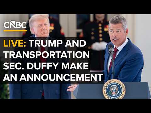 LIVE: President Trump and Sec. of Transportation Sean Duffy make an announcement — 7/29/2026